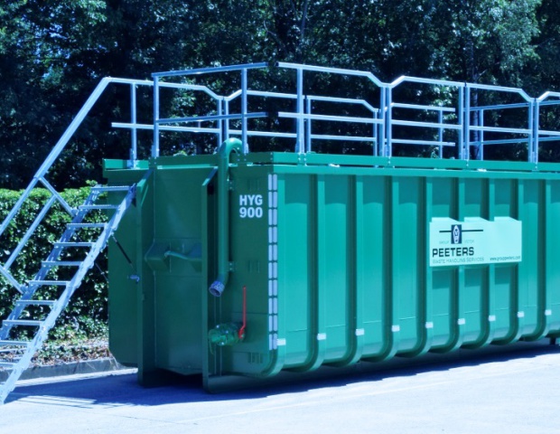Foto container 34m3 staal Container 34m3 staal